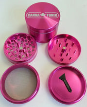 Load image into Gallery viewer, CANNATONIK ANODIZED ALUMINIUM GRINDER 40MM PINK
