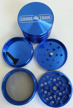 Load image into Gallery viewer, CANNATONIK ANODIZED ALUMINIUM GRINDER 40MM BLUE
