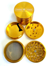 Load image into Gallery viewer, CANNATONIK ANODIZED ALUMINIUM GRINDER 40MM GOLD
