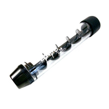 Load image into Gallery viewer, 7 PIPE TWISTY GLASS BLUNT BLACK 4 INCHES
