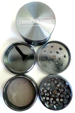 Load image into Gallery viewer, CANNATONIK  ANODIZED ALUMINIUM GRINDER 63 MM GREY
