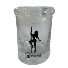 Load image into Gallery viewer, Cannatonik Pole Girl Airtight Glass Jar 3 Inches
