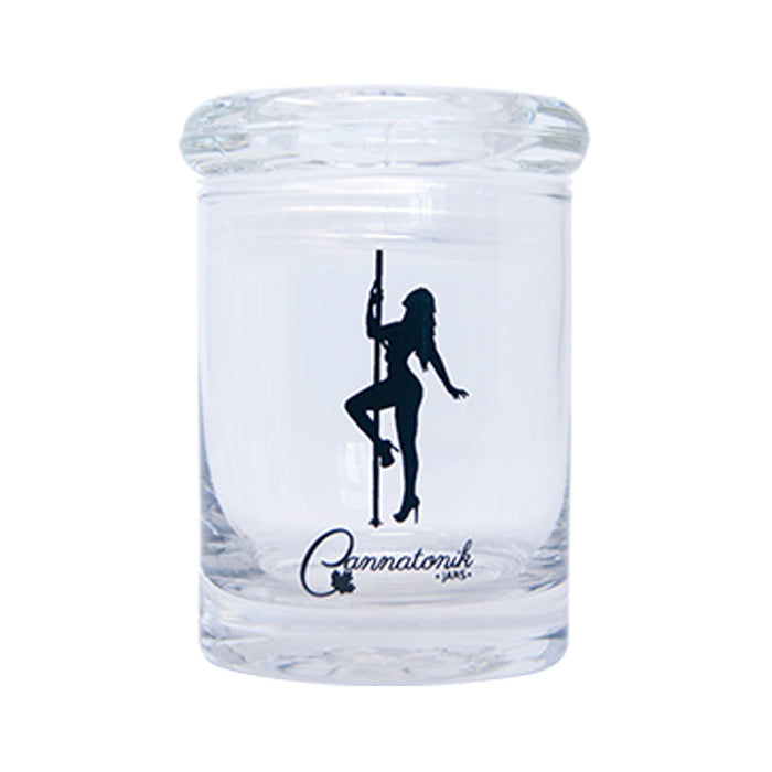 Cannatonik Pole Girl Airtight Glass Jar 3 Inches