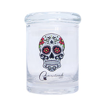 Load image into Gallery viewer, Cannatonik Skull Airtight Glass Jar
