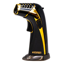 Load image into Gallery viewer, Newport Zero Black Gold 3 Jet Torch
