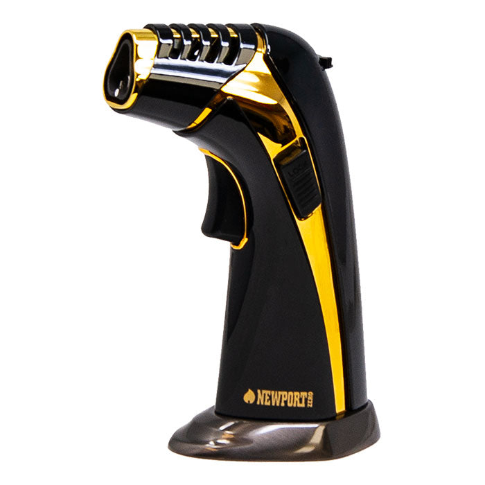 Newport Zero Black Gold 3 Jet Torch