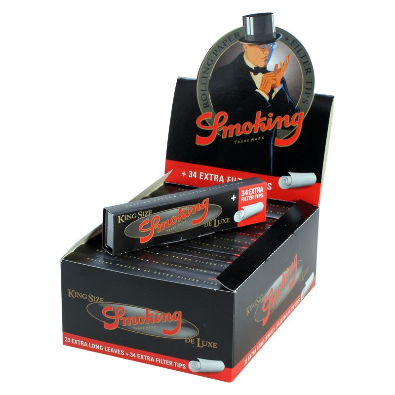 Smoking Black Deluxe Filter Tips King Size