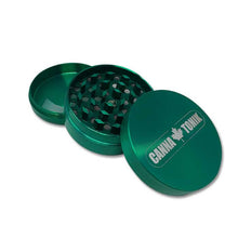 Load image into Gallery viewer, CANNATONIK GREEN ALUMINIUM GRINDER 3 STAGE 56MM
