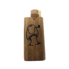 Load image into Gallery viewer, SMOKING MUSHROOM WOODEN DUGOUT 4&quot; INCHES
