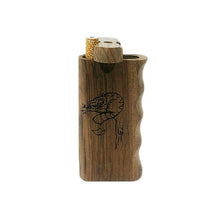 Load image into Gallery viewer, KITTY WOODEN DUGOUT 4 INCHES
