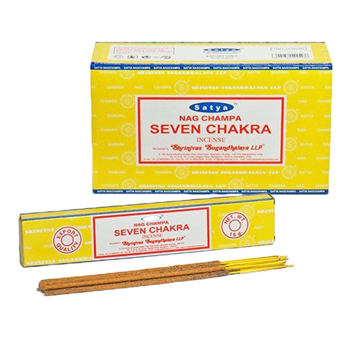 SATYA SEVEN CHAKRA INCENSE 15 GM