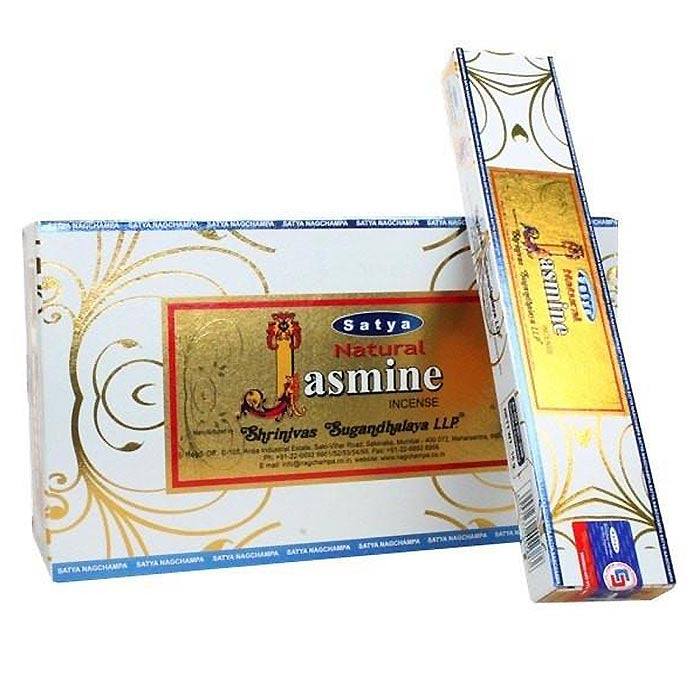 SATYA NATURAL JASMINE INCENSE 15 GM