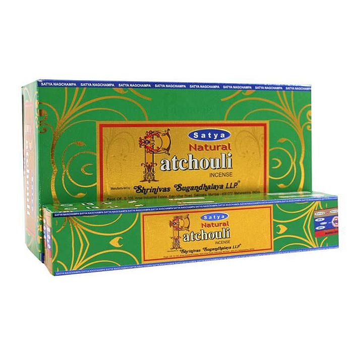 SATYA NATURAL PATCHOULI INCENSE 15 GM