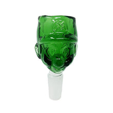 Load image into Gallery viewer, GREEN GLASS MARIO BOWL 14 MM
