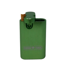 Load image into Gallery viewer, GREEN ALUMINIUM DUGOUT WITH ONE HITTER SIZE 3 INCHES
