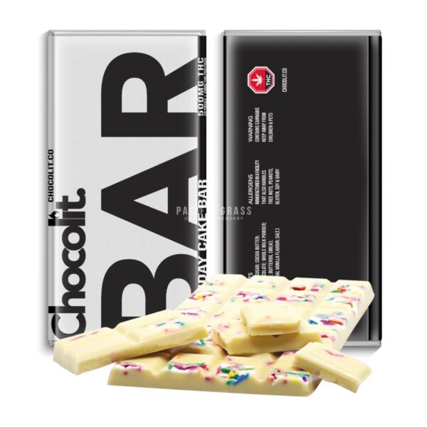 Birthday Cake Chocolit Bar – 500mg THC BAR